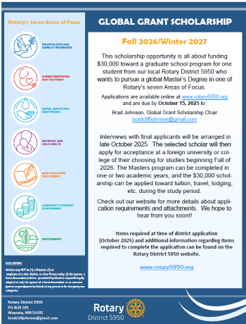 Global Grant Scholarships 1